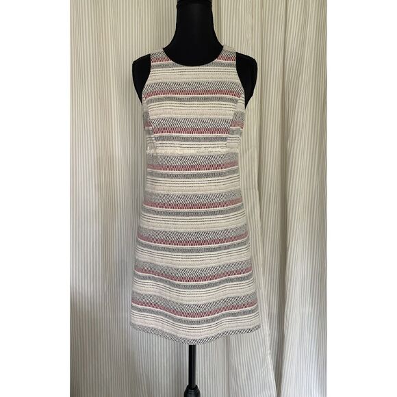 BCBGeneration Womens Striped Tweed Dress & Vest Set Size 6 Mini 2-Piece Outfit - Picture 4 of 10